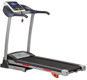 Sunny Health & Fitness T4400 treadmill - side view